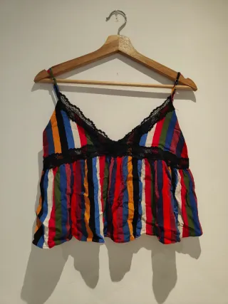 Top tirantes rayas multicolor