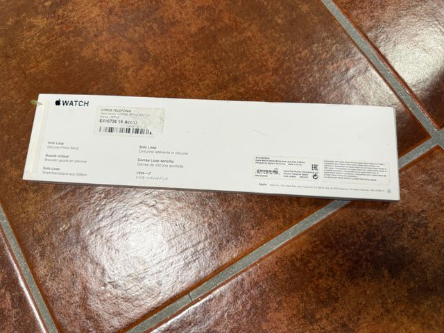 Correa Apple Solo Loop Blanca 40mm Talla 9