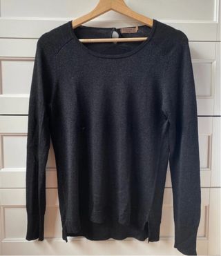 Jersey Cortefiel Negro Mujer Talla M