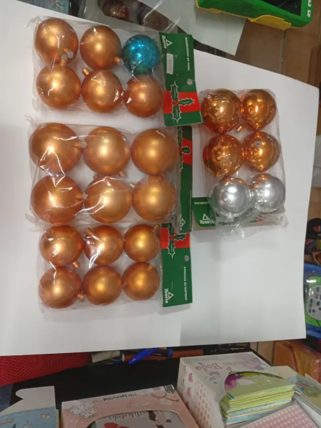 Bolas de Natal Iborra (Ouro e Prata)