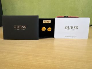 Pendientes Guess Dorados Plata 925ml