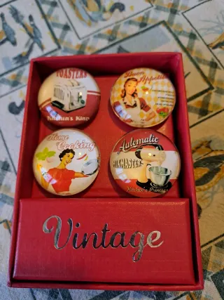 Set 4 Calamite Frigo Vintage pubblicità cucina