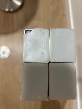 Zoccoli per tavolo IKEA GODVIN argentati, 4 unità