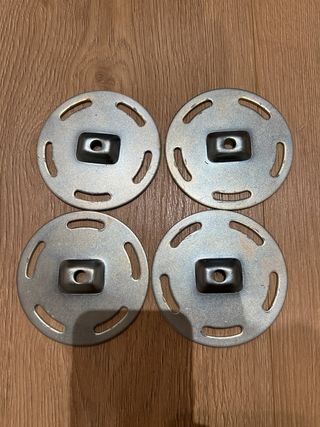 Zoccoli per tavolo IKEA GODVIN argentati, 4 unità