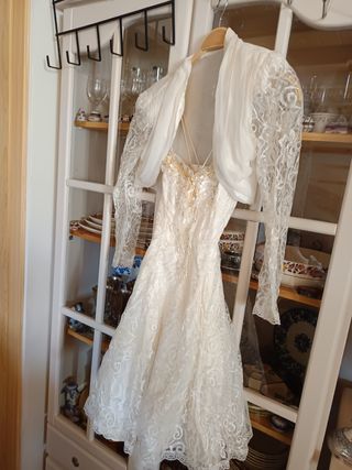 Colección 6 vestidos fiesta vintage y traje napa