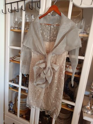 Colección 6 vestidos fiesta vintage y traje napa