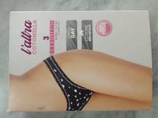 Set 9 Slip Brasiliano Cotonella Tg 2/S