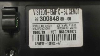 RADIO / CD CITROEN C3 (08.2016->) 1.5 COMERCIAL [1,5 LTR. - 75 KW BLUE-HDI FAP]