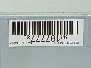 RADIO / CD CITROEN C3 (08.2016->) 1.5 COMERCIAL [1,5 LTR. - 75 KW BLUE-HDI FAP]