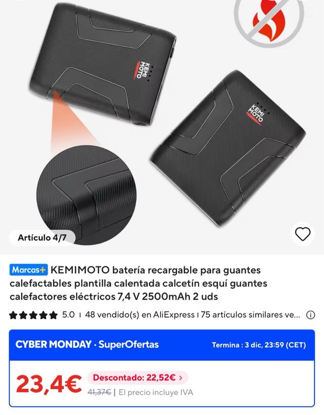 Guanti riscaldabili per moto KEMIMOTO (senza batterie)