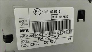 RADIO / CD FORD FIESTA (CB1)(2008->) 1.4 TITANIUM [1,4 LTR. - 71 KW 16V CAT]