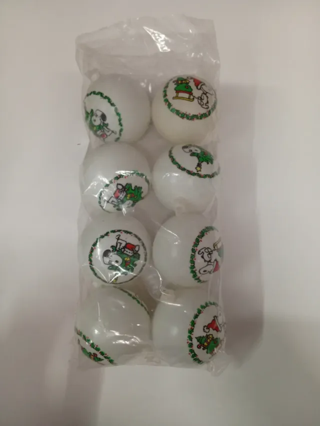 Bolas de Natal Snoopy de Plástico