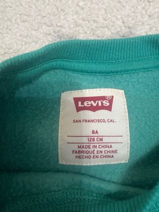 2 Sudaderas Levi's Talla 8 Años