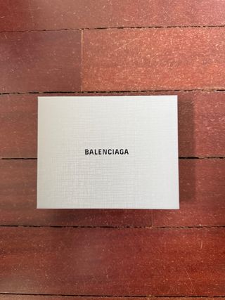 Tarjetero Balenciaga Plateado