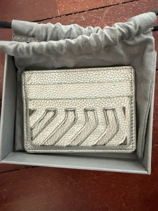 Tarjetero Balenciaga Plateado