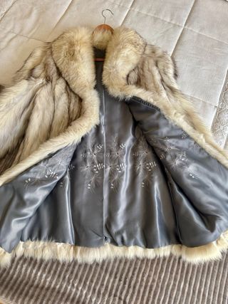 ¡REBAJADO HOY! Chaquetón auténtico zorro blue