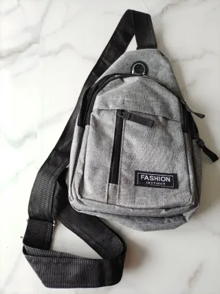 Bandolera gris nueva