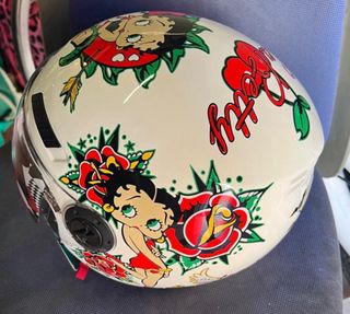 Casco Moto SHIRO Betty Boop talla s
