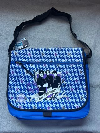 Bolso Maletín Jonas Brothers Azul cremalleras