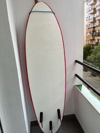 Tabla de surf corcho roja