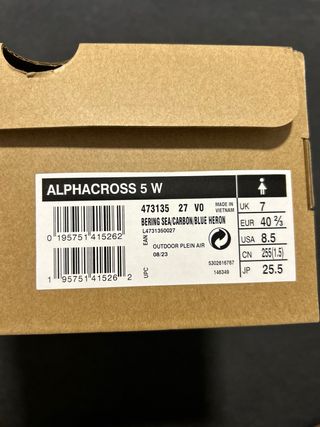 Salomon Alphacross 5 chicas 40 Trail Running