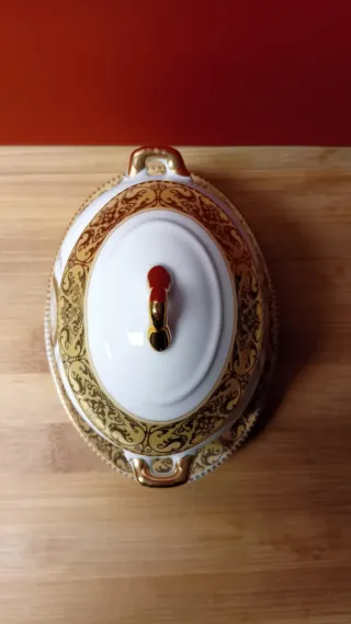 🇮🇹Zuccheriera con decorazioni dorate