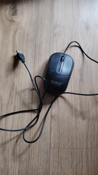 Ratón M-TECH Negro USB