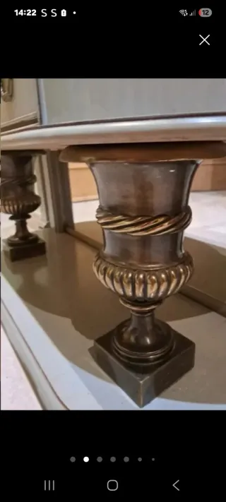 Mueble de entrada madera y cristal