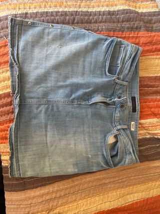 Falda vaquera Salsa azul
