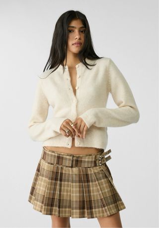 Falda de tablas Stradivarius cuadros