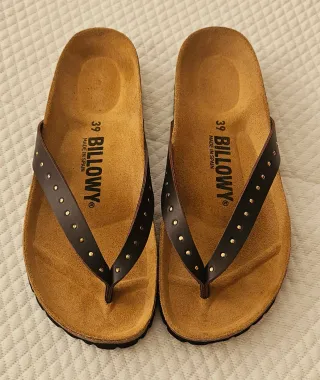 Sandalias Billowy piel