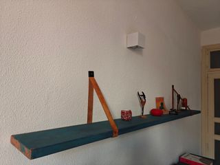 Tabla de Madera Azul para Estantería 210×20,5 cm