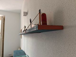 Tabla de Madera Azul para Estantería 210×20,5 cm