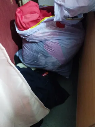 Lote de ropa y 3 sacos