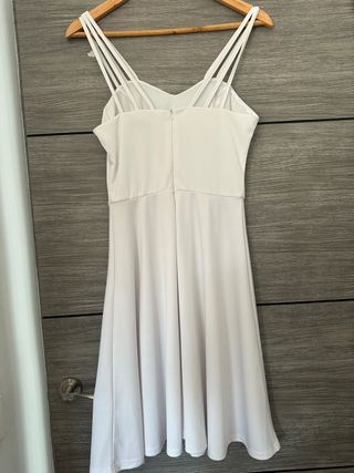 Vestido blanco tirantes finos