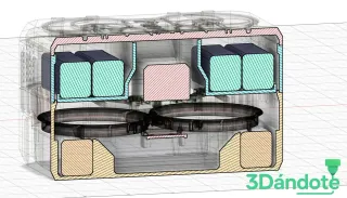 Funda Transporte Drone BetaFPV Pavo 20/Pro