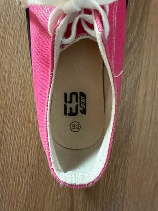 Sneakers rosa ES sport n.33 - stile Converse