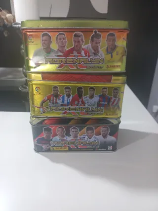 Lote de 3 latas cromos Adrenalyn XL