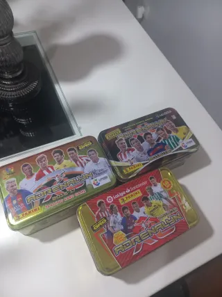 Lote de 3 latas cromos Adrenalyn XL