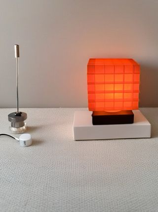 Lampada da tavolo design moderno cubi