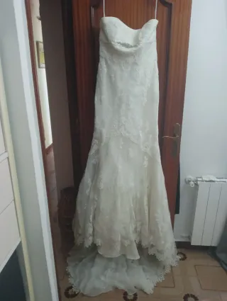 Vestido de Novia Blanco Encaje