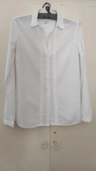 Camisa blanca Massimo Dutti fiesta