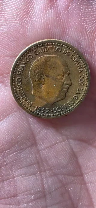 Moneda España 1947 Francisco Franco