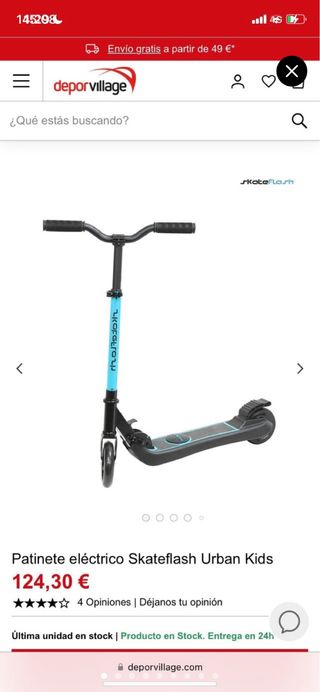 Patinete eléctrico Skateflash Urban Kids