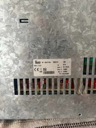 Placa vitrocerámica inducción