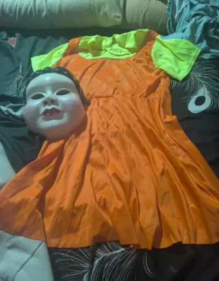 Disfraz Muñeca Juego Calamar Talla Única