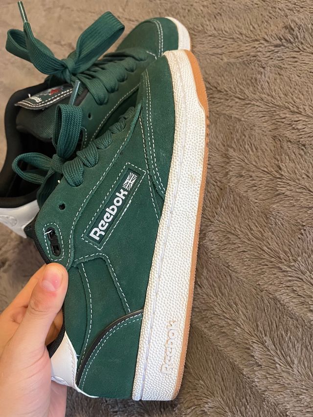 Zapatillas Reebok Verdes y Blancas