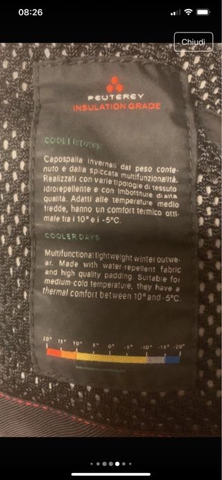 Giacca Peuterey blu taglia S