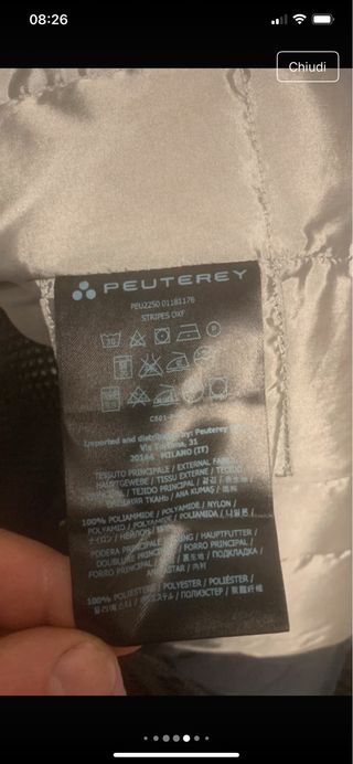 Giacca Peuterey blu taglia S