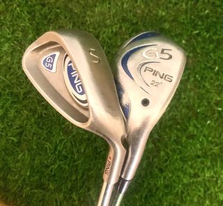 PING G5 Híbrido y Sand Wedge palos golf clubs